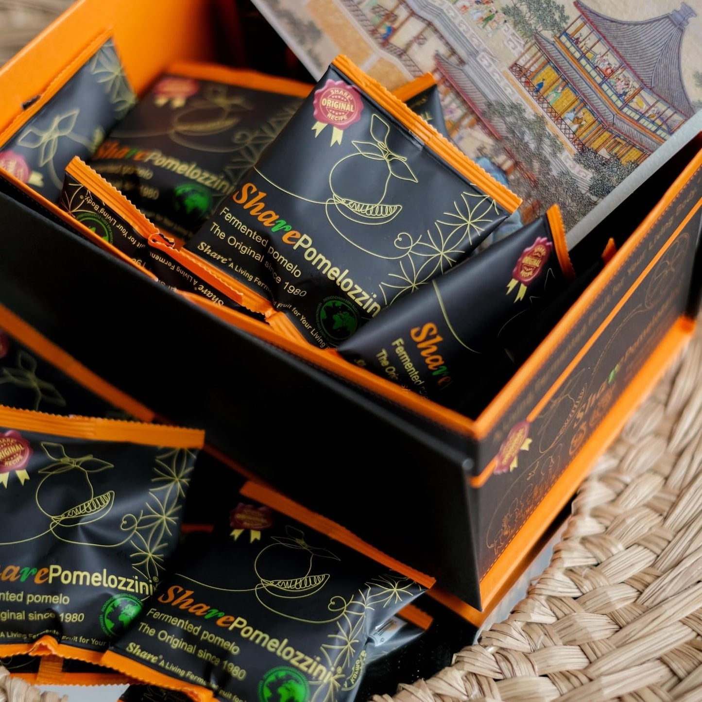 Share Pomelozzini - 20 pieces special edition box, Fermented Pampelmuse, 30+months fermented, Share Swiss Fermented, Original Na