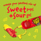 Juicy Drop Individually Wrapped Halloween Sour Bulk Candy Lollipops - 9 Ct Hard Candy with Sour Gel In Assorted Flavors, Fun Can