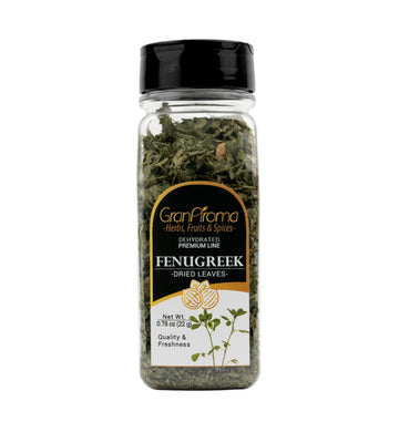 GranAroma Fenugreek Leaves, Aromatic and Nutty Flavor, Perfect for Curries, Stews, and Indian Cuisine (0.78 Ounce)