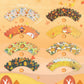 48 Pcs Thanksgiving Cupcake Toppers And Wrappers, Turkey Maple Leaf Pumpkin Cupcake Picks Decorations, For Thanksgiving Give Tha