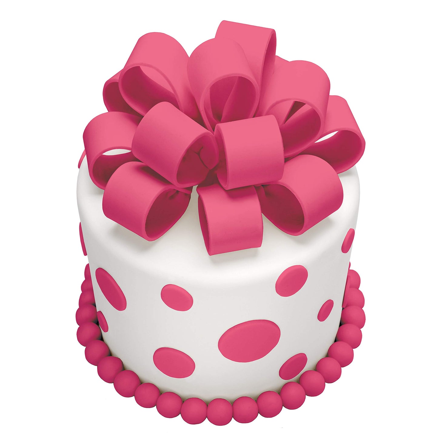 Satin Ice Pink Fondant, Vanilla, 4.4 Ounces