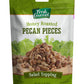 Fresh Gourmet Pecan Pieces | Honey Roasted Flavor | 3.5 Ounce | Crunchy Snack And Salad Topper