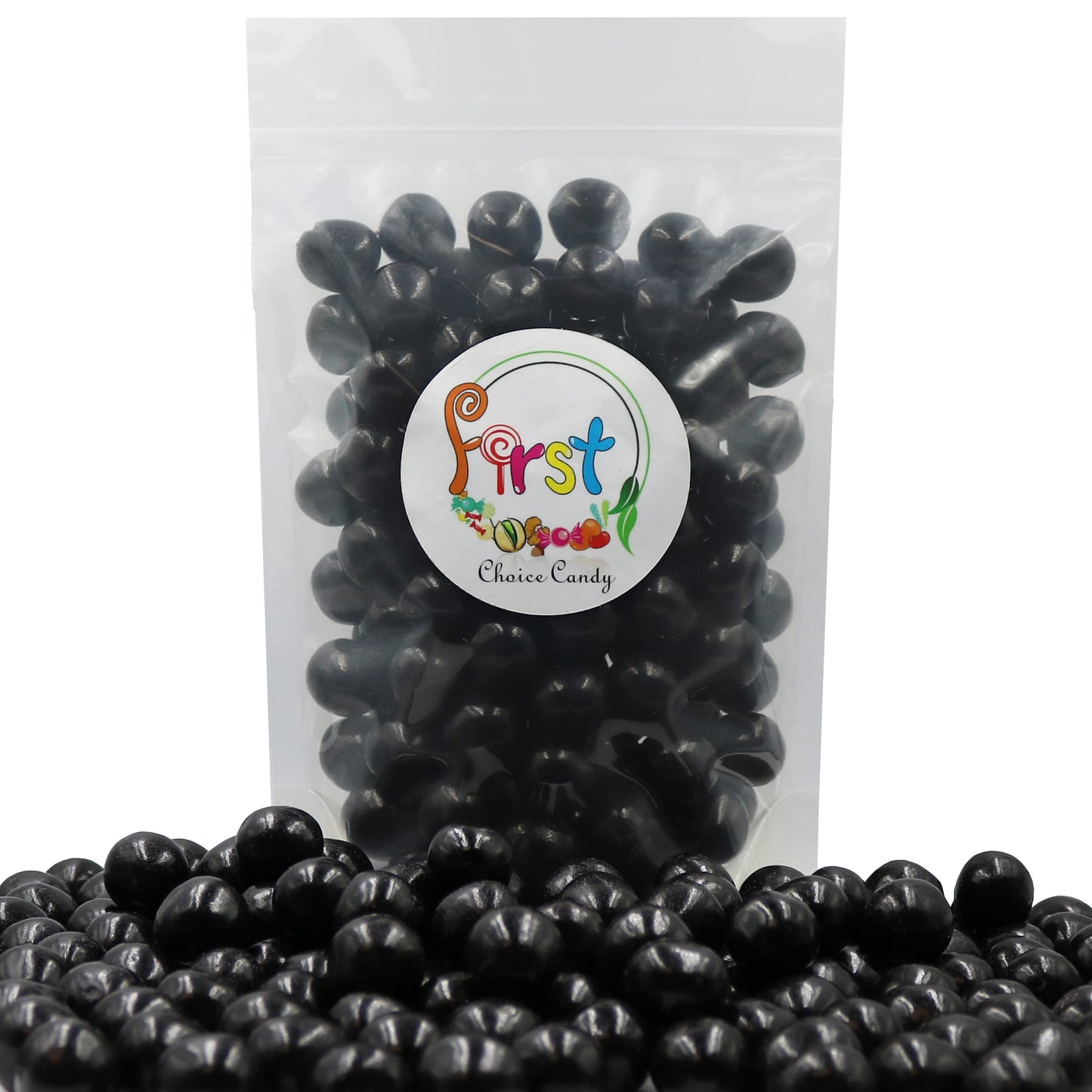 Sour Chewy Fruit Candy Balls (Black Cherry, 5 Pound)