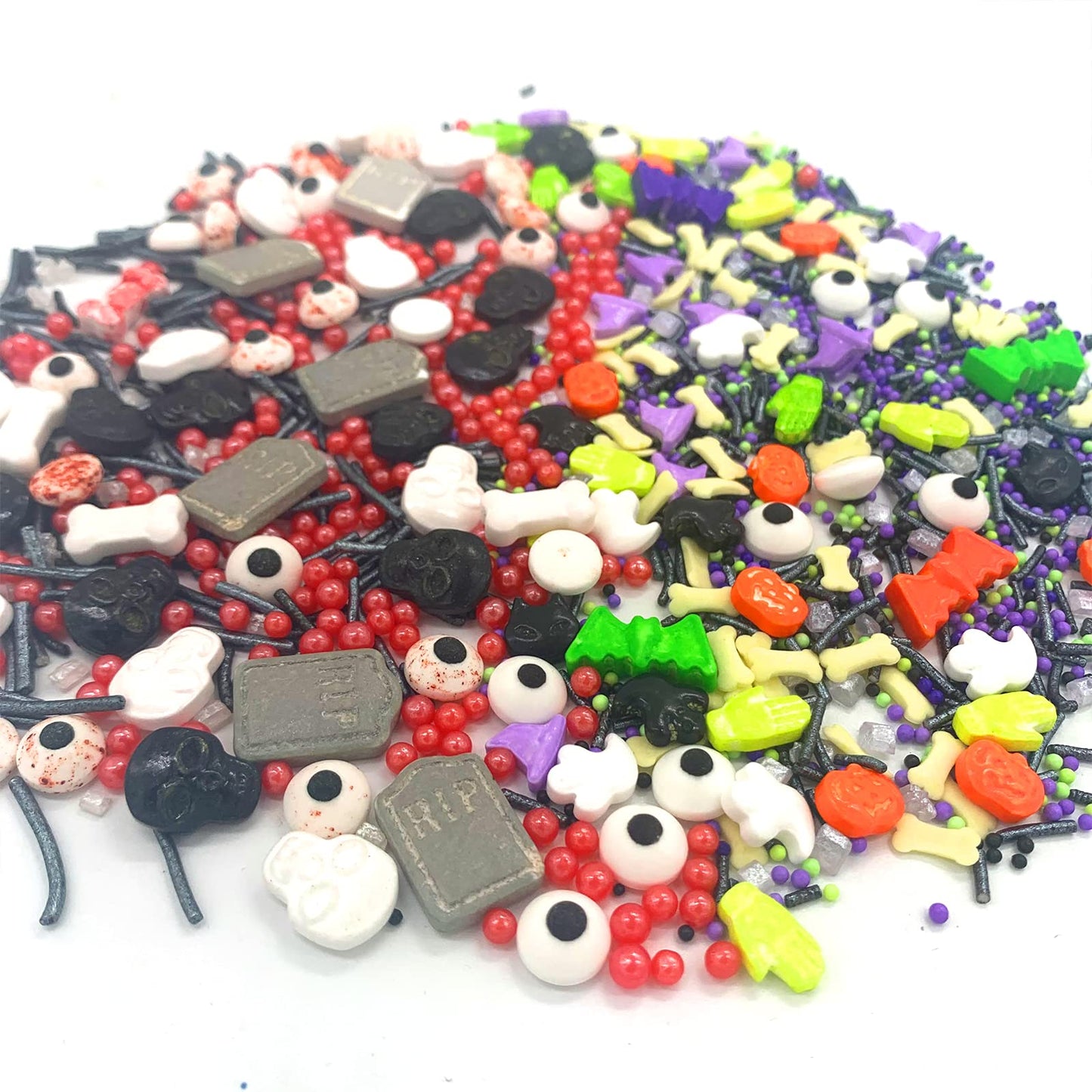 7 Ounce Eyes Pumpkin Vampire Sprinkles Halloween Sprinkle Skull Halloween Cupcakes Cake Topper Decoration