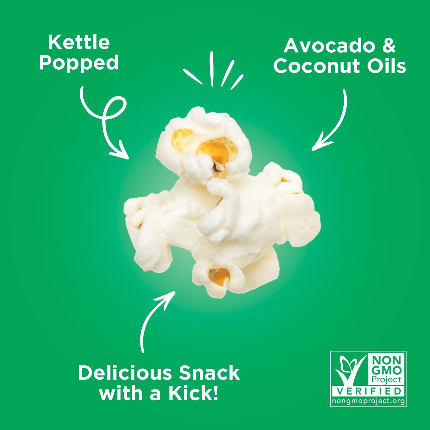 Pur Popcorn | Made With Coconut & Avocado Oils | Party Size Bag | Jalapeno Cheddar | Guilt-Free & Healthy Snack | Gluten Free, V