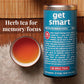 The Republic of Tea Get Smart Tea - 36 Count Pack - Herbal Tea, Caffeine-Free