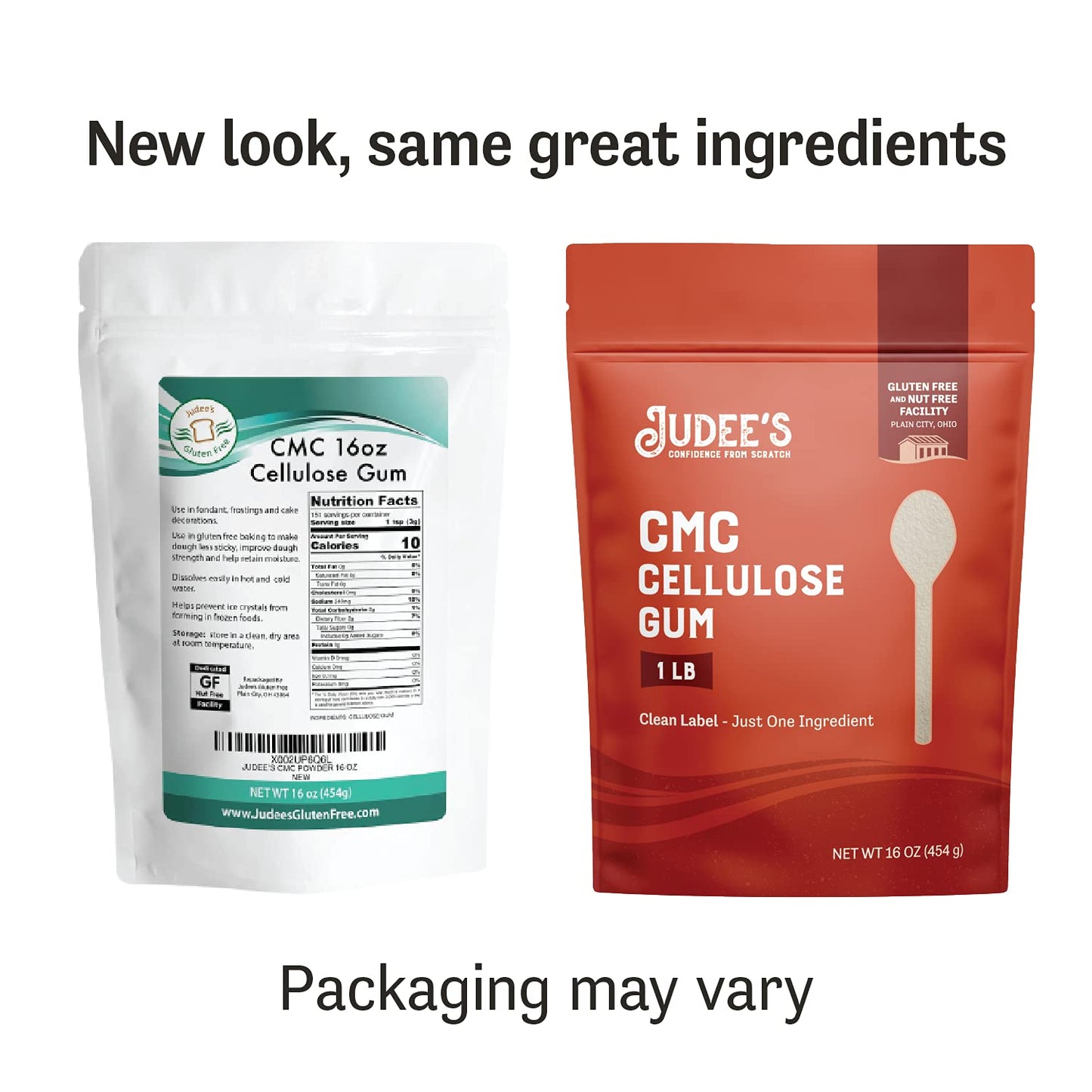 Judee'S Premium Cmc Powder 1 Lb (16 Oz) - Use In Fondant, Frostings, And Cake Decorations - Improves Gluten Free Dough - Prevent