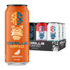 Gorilla Mind Energy Drink | Unmatched Energy  Amplified Focus | N-Acetyl-L-Tyrosine  Alpha-GPC  200mg Caffeine  Uridine  Saffron | 0 Sugar Or Artificial Colors | 16oz | 12-Pack (Variety Pack #2)