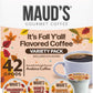 Mauds Fall Flavored Coffee Pods Variety Pack  42ct  6 Assorted Flavors  Medium Roast Coffee in Recyclable Single Serve Pods - 100% Arabica Beans  Compatible with Keurig K Cups Maker