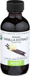 Spicely Organics Usda Certified Organic Vanilla Extract, No Artificial Colors Or Preservatives, Zero Sugar, Vegan Friendly, Kosh