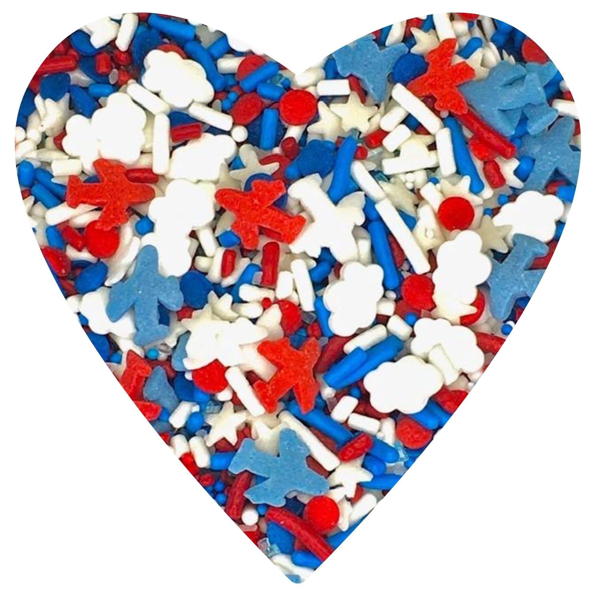 Cool Mom Sprinkles Airplane Sprinkles (4 Oz.) - Aviation Pilot Birthday Sprinkles For Decorating Cakes  Cupcakes  Cookies & Desserts - Mixed In The Usa/Gluten-Free