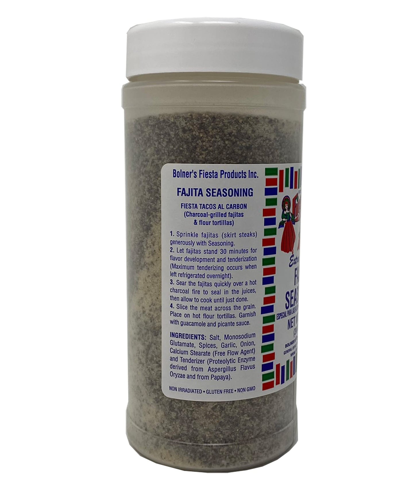 Bolner'S Fiesta Extra Fancy Fajita Seasoning 14 Oz Plastic Jar (Pack Of 1)
