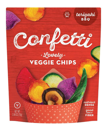 12-Pack Lovely Vegetable Chips, Teriyaki Bbq