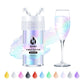 Iridescent Edible Glitter - 6G Rainbow Drink Glitter For Cocktails Luster Dust Edible Neon Food Grade Metallic Shimmer Powder Ca