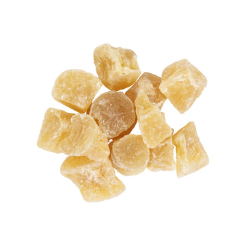 OliveNation Diced Uncrystalized Ginger, Naked Candied Ginger Bits for Baking, Cooking, Snacking, Non-GMO, Gluten Free, Kosher, V