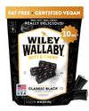 Wiley Wallaby Licorice 10 Ounce Classic Gourmet Soft & Chewy Australian Black Licorice Candy Twists, 1 Pack