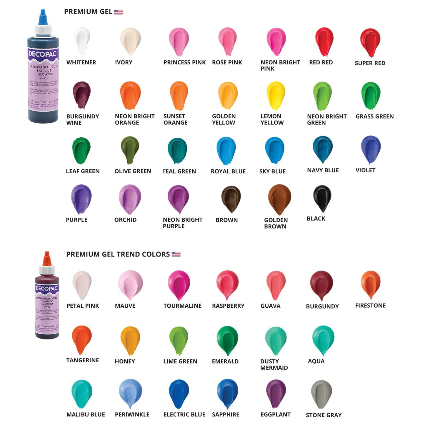 DecoPac Gray Gel Color Cake Decorations, 4 Fl Oz, Stone Gray, Model 22523