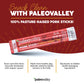 Paleovalley Pasture-Raised Pork Sticks - Maple Bacon Flavor Meat Sticks Individually Wrapped, 28G - 10 Sticks - Gluten-Free Prot