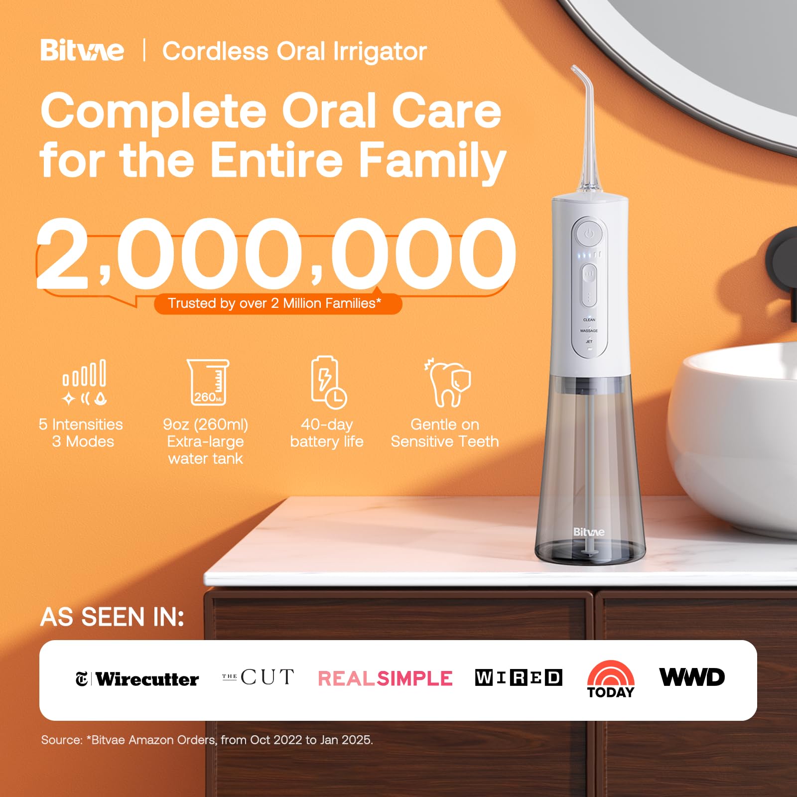 Bitvae Water Dental Flosser - Thumbnail 5