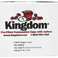 Kingdom Prefilled Communion Cup With Wafers(100 Ct-Red Juice) Sealed In A Single-Serving Container With 1-Year Shelf Life, Perfe