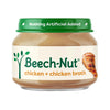 Beech-Nut Meat Baby Food Jars, Chicken & Chicken Broth Puree, 7g Protein, Stage 1 Baby Food for Babies 4 Months and Up, 2.5oz Gl