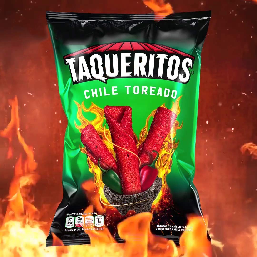 Taqueritos Extremos Chile Toreado || One Piece Of It Fulfills Desires || 8Oz Bags (Pack Of 01)