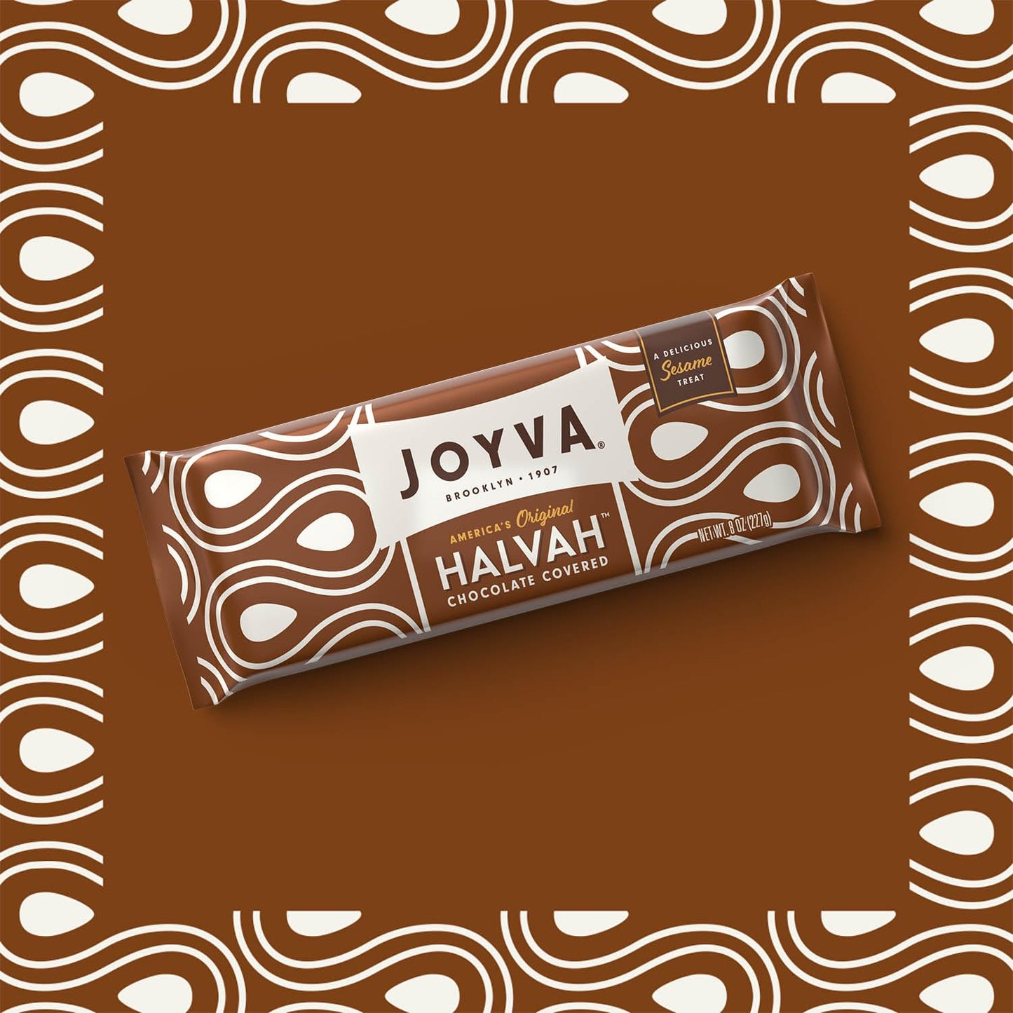 Joyva Halvah Chocolate Covered , 8 Oz