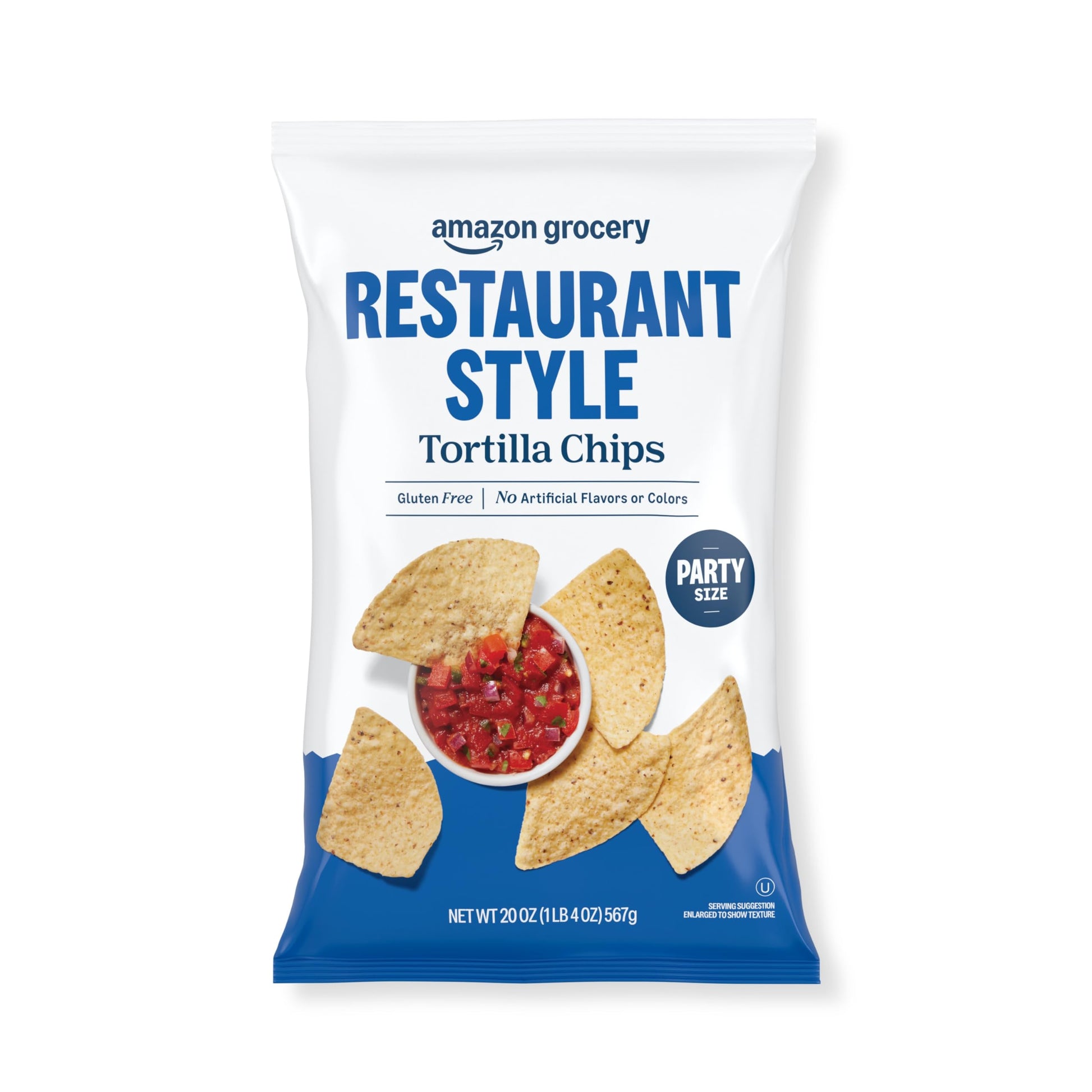 Large Online Retailer Grocery, Restaurant Style Tortilla Chips, 20 Oz (Previously Large Online Retailer Fresh, Packaging May Vary)