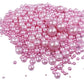 Edible Pearl Sugar Sprinkles Pink Candy 120G/ 4.2Oz Baking Edible Cake Decorations Cupcake Toppers Cookie Decorating Ice Cream T