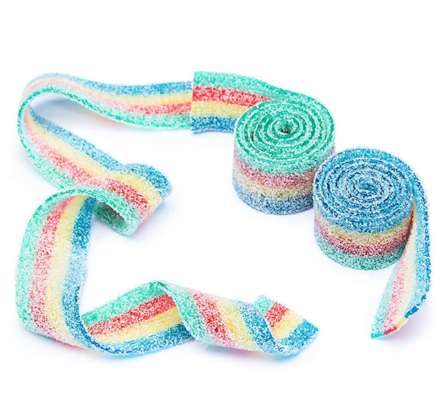 By The Cup Sour Power Quattro Multi Flavored Candy Belts, 1.6 lb Bulk Bag, Blue