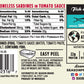 Season Sardines in Tomato Sauce - Skinless & Boneless, Wild Caught, 22g of Protein, Keto Snacks, More Omega 3s Than Tuna, Koshe