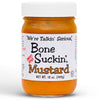 Bone Suckin' Sauce Mustard, Non Gmo, Gluten And Fat Free, Great Tasting Condiment, National Champion, World Mustard Museum (12 O