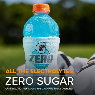 Gatorade Frost Thirst Quencher, Glacier Freeze, 12 Fl Oz Bottles, 12 Pack