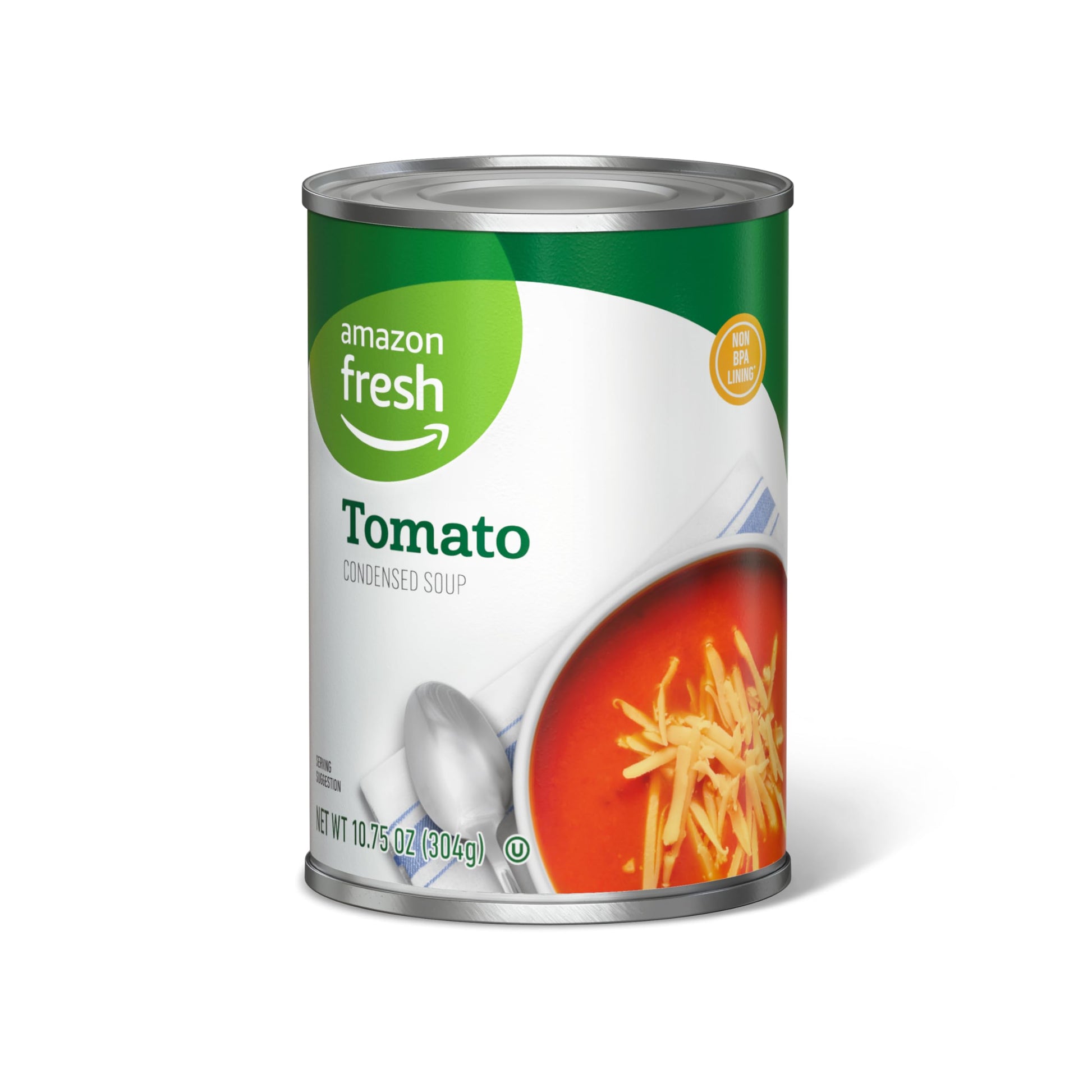 Amazon Fresh Condensed Tomato Soup, 10.75 Fl Oz, Previously Happy Belly