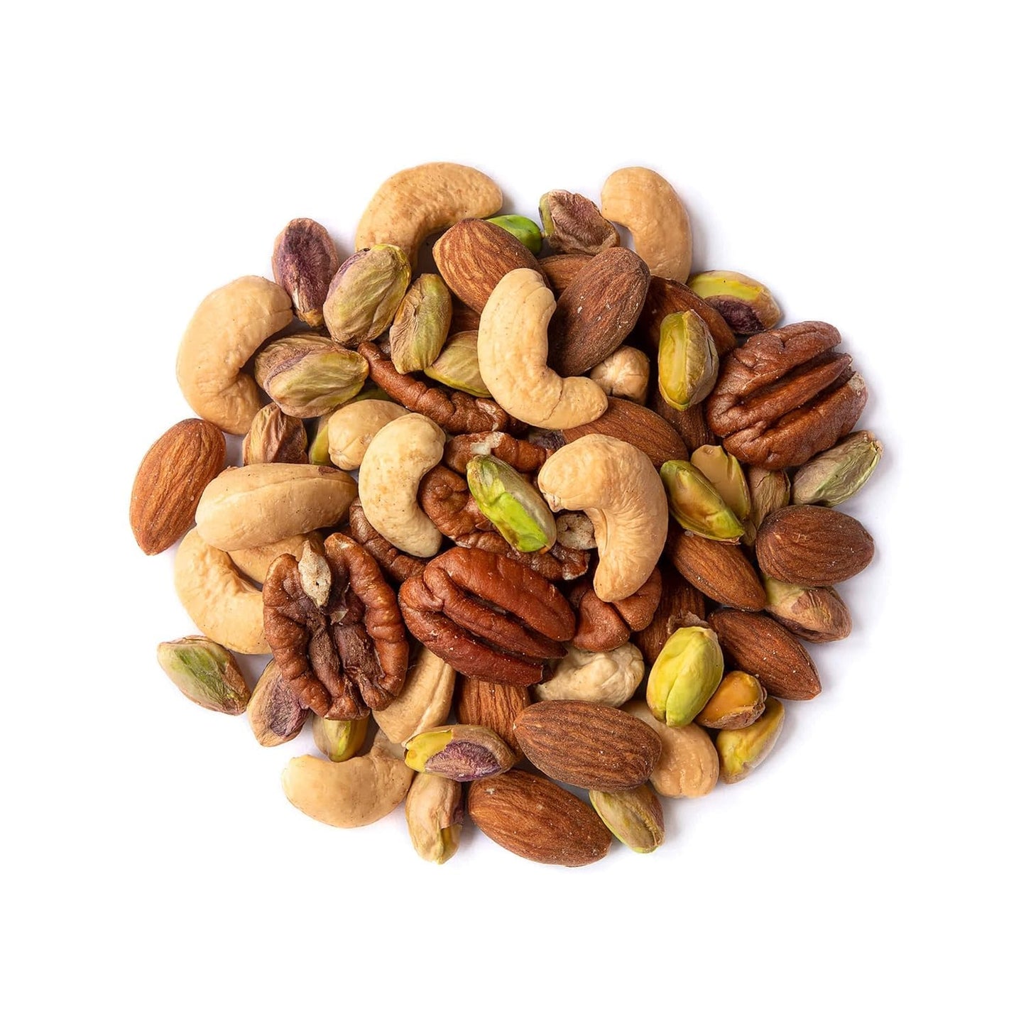 Food To Live Premium Four Nuts Mix, 1.5 Pounds - A Blend Of Dry Roasted Pistachios, Almonds, Pecans, Cashews, And Almonds With H