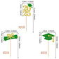 ZHUOWEISM 24 PCS Graduation Cupcake Toppers Glitter Diploma Grad Cap Decorations Gold Green