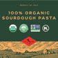 Bionaturae Spaghetti Pasta Noodles - Sourdough Pasta, Kosher Certified, High Protein, Non-GMO Verified, USDA Certified, Spaghett