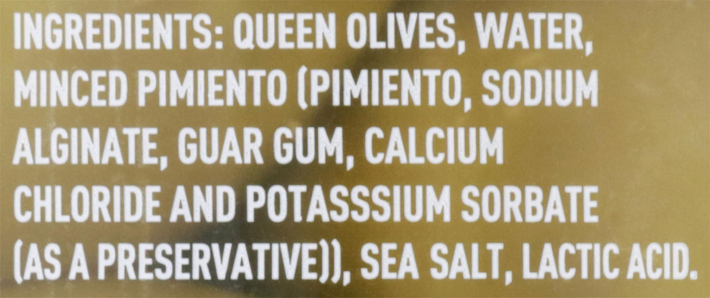 Mario Camacho Foods Pimento Stuffed Queen Party Olives, 10 Ounce