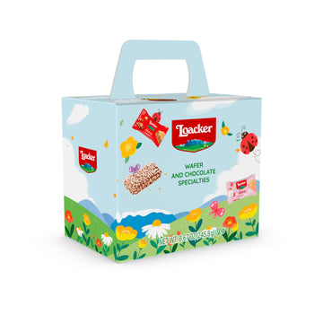 Loacker Spring Gift Box, Premium Wafer Cookies & Chocolate Specialties, 245.8g/8.67oz