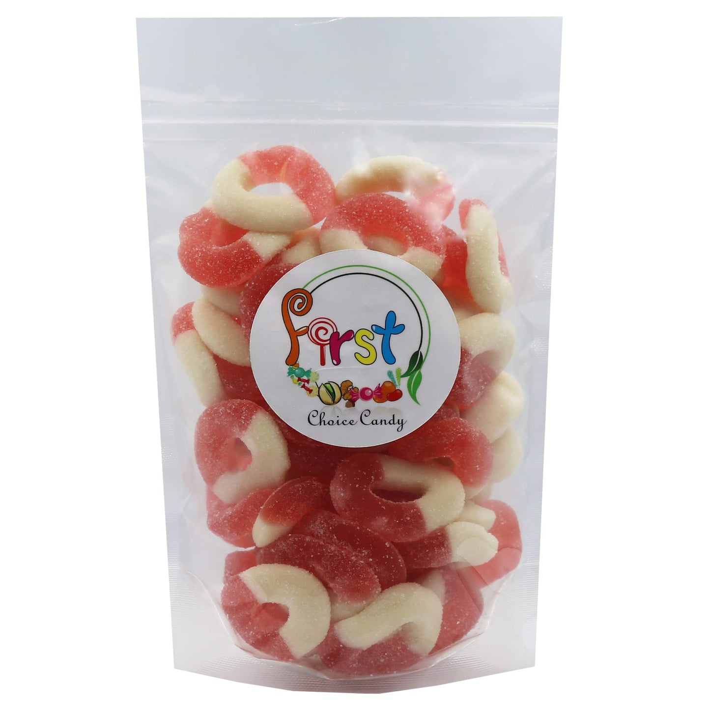 Firstchoicecandy Gummi Rings (Watermelon, 2 Lb)