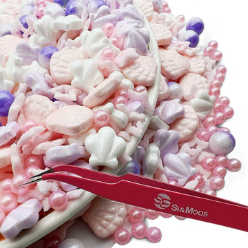 Se Si&Moos Edible Sea Shells Sprinkles For Cake Decorating Pink Sprinkles Pink Sea Shell Sprinkles Under The Sea Cake Decoration