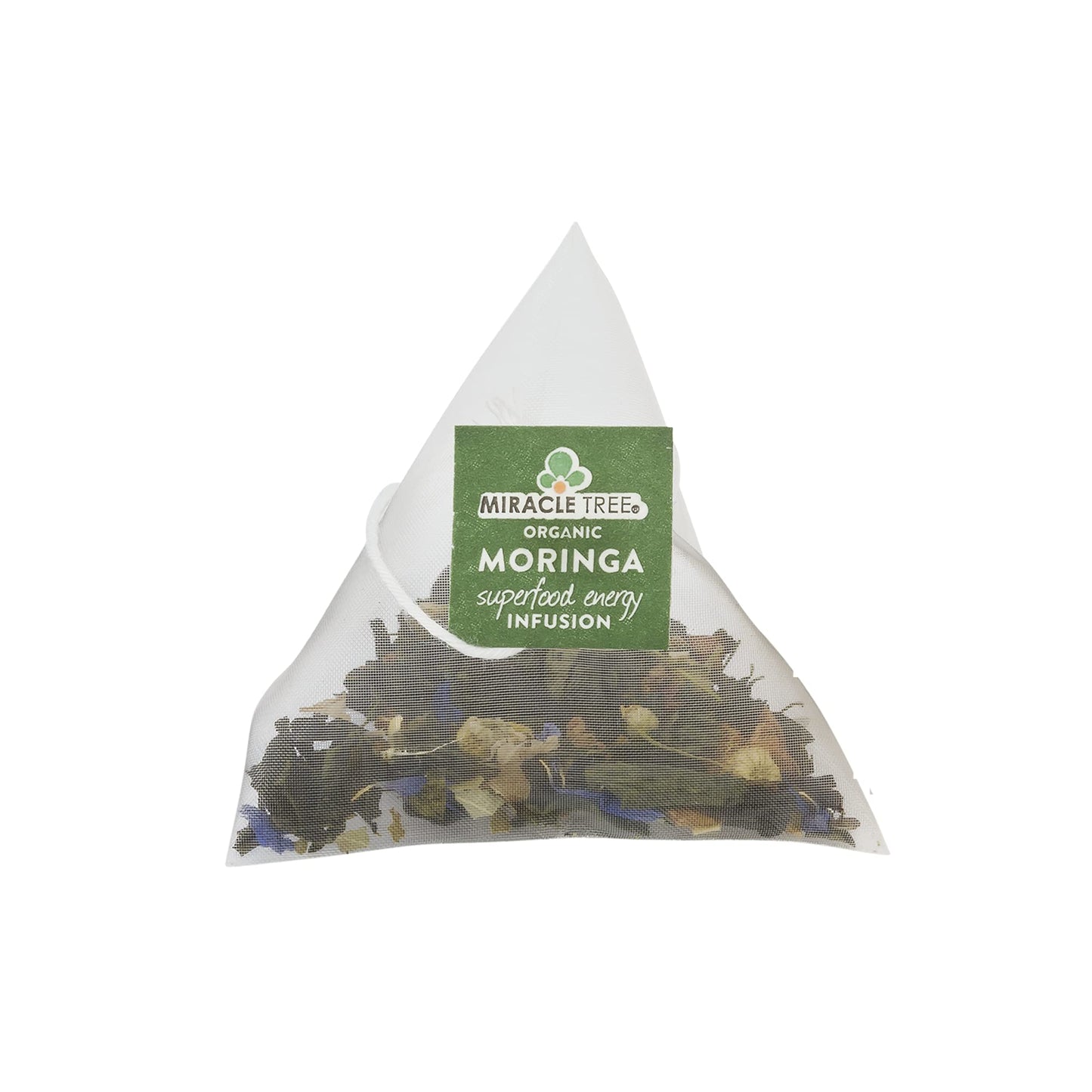 Tree Moringa Energy Tea - Cherry Chamomile, Organic, Non-GMO, 16 Count (Pack of 5)
