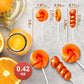 ZOFIA SWEET 32 Pack Orange Gold Twisty & Swirl Lollipops, Gluten Free, No Artificial Dyes, Individually Wrapped