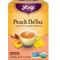 Yogi Tea Peach DeTox - 16 Bags per Pack (4 Packs) - Organic DeTox Tea to Feel Refreshed - Includes Cinnamon Bark, Ginger Root, C