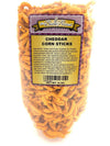 Cheddar Corn Sticks, Bulk Size, (1 lb. Resealable Zip Lock Stand Up Bag)