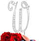 LINGPAR Letter W Cake Topper, Rhinestone Crystal, Silver, Model 01, Wedding/Anniversary/Birthday Party Decoration