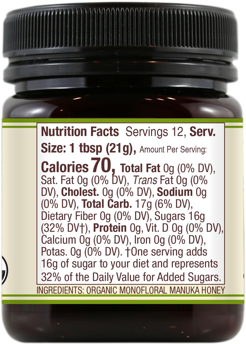 Wedderspoon Raw Organic Manuka Honey Kfactor 16+ Unpasteurized, Genuine New Zealand Honey, Multi-Functional, Non-Gmo Superfood,