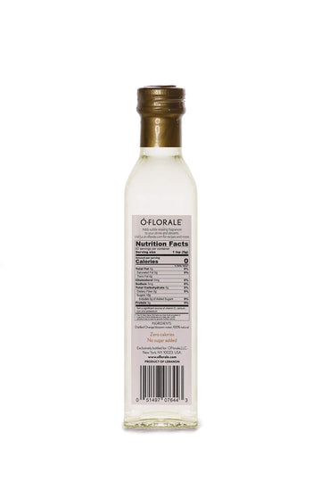 Oflorale Orange Blossom Water, 8.45 Fl Oz, Food Grade, 100% Pure & Natural, No Sugar, Zero Calories, For Cooking, Baking And Coc