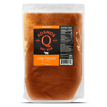 Kosmos Q Cow Cover Bbq Rub | Savory Blend | Great On Brisket, Steak, Ribs & Burgers | Best Barbecue Rub | Meat Seasoning & Spice
