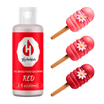 Red Oil Based Food Coloring for Chocolate 2 Fl Oz Professional Concentrated Red Oil Food Dye for Melting Chocolate Candy Melts C